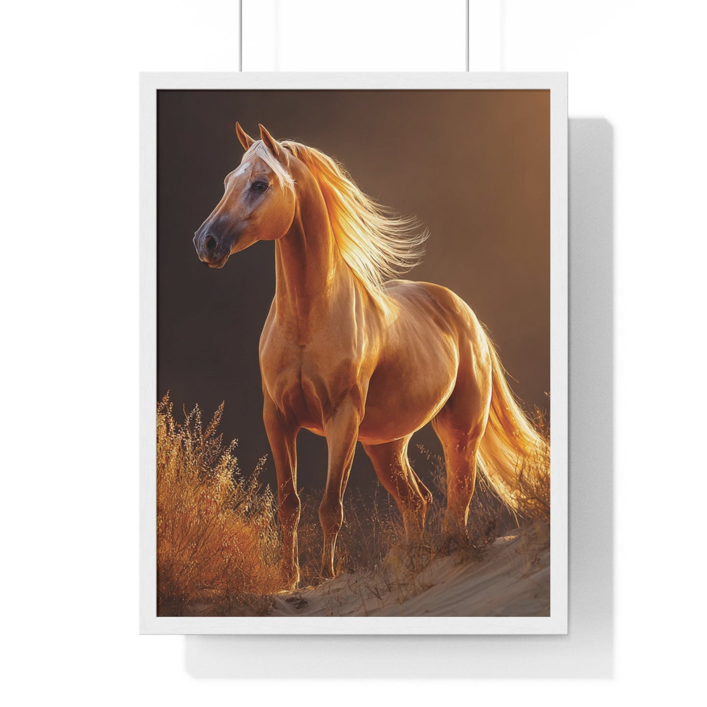 Elegant Horse Art Print, Stunning Wall Decor, Horse Lover Gift, Nature Photography, Home Aesthetic, Framed Poster