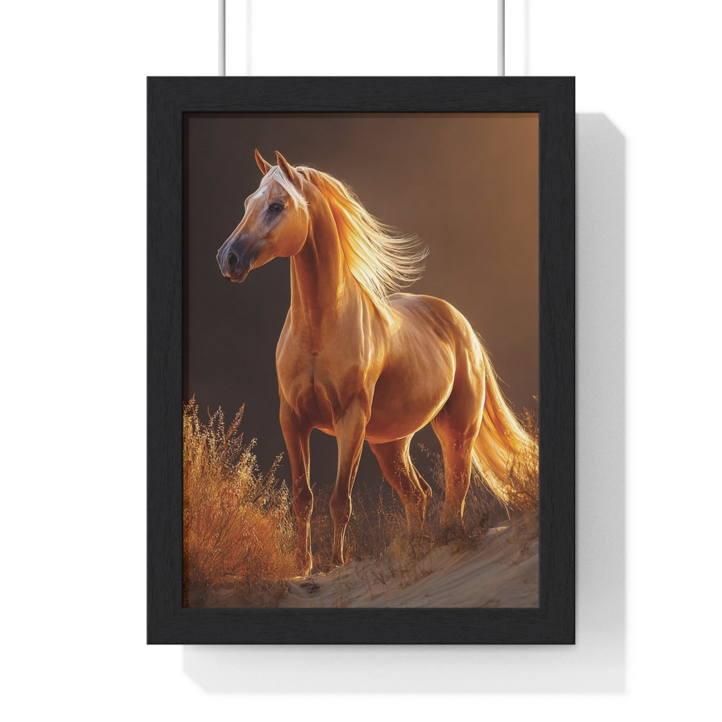 Elegant Horse Art Print, Stunning Wall Decor, Horse Lover Gift, Nature Photography, Home Aesthetic, Framed Poster