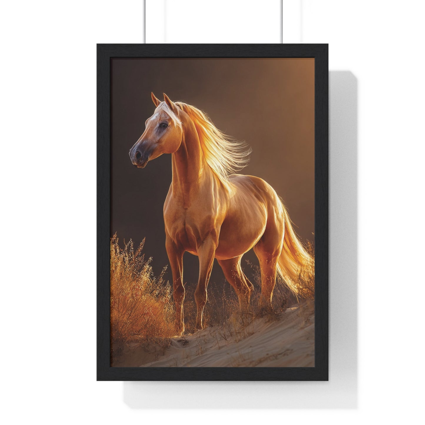 Elegant Horse Art Print, Stunning Wall Decor, Horse Lover Gift, Nature Photography, Home Aesthetic, Framed Poster