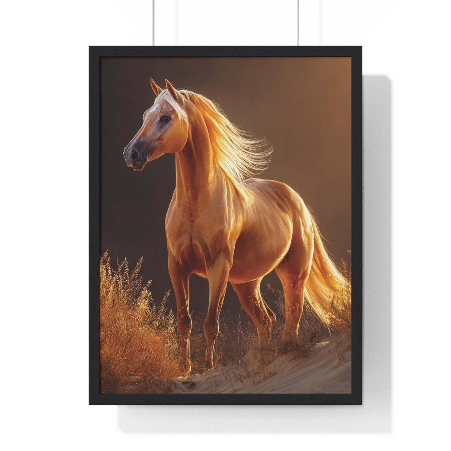 Elegant Horse Art Print, Stunning Wall Decor, Horse Lover Gift, Nature Photography, Home Aesthetic, Framed Poster