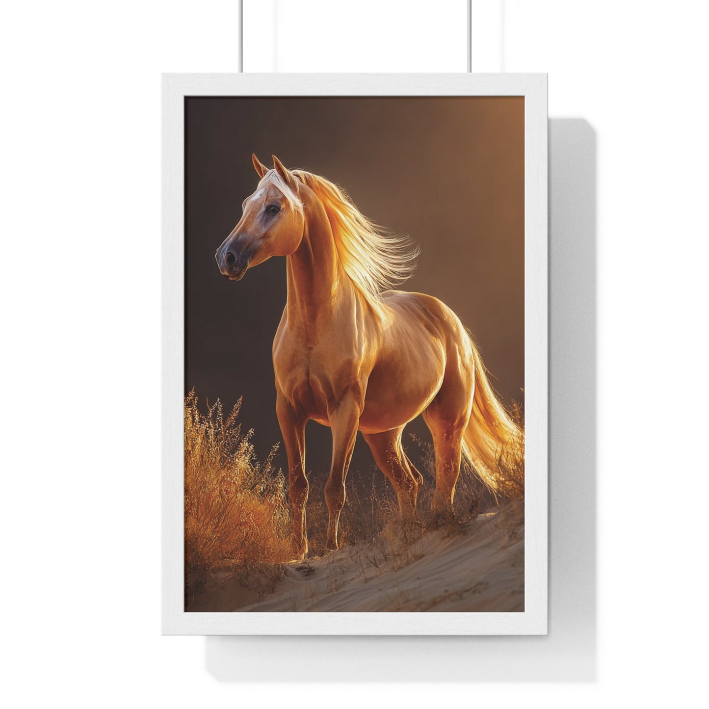 Elegant Horse Art Print, Stunning Wall Decor, Horse Lover Gift, Nature Photography, Home Aesthetic, Framed Poster