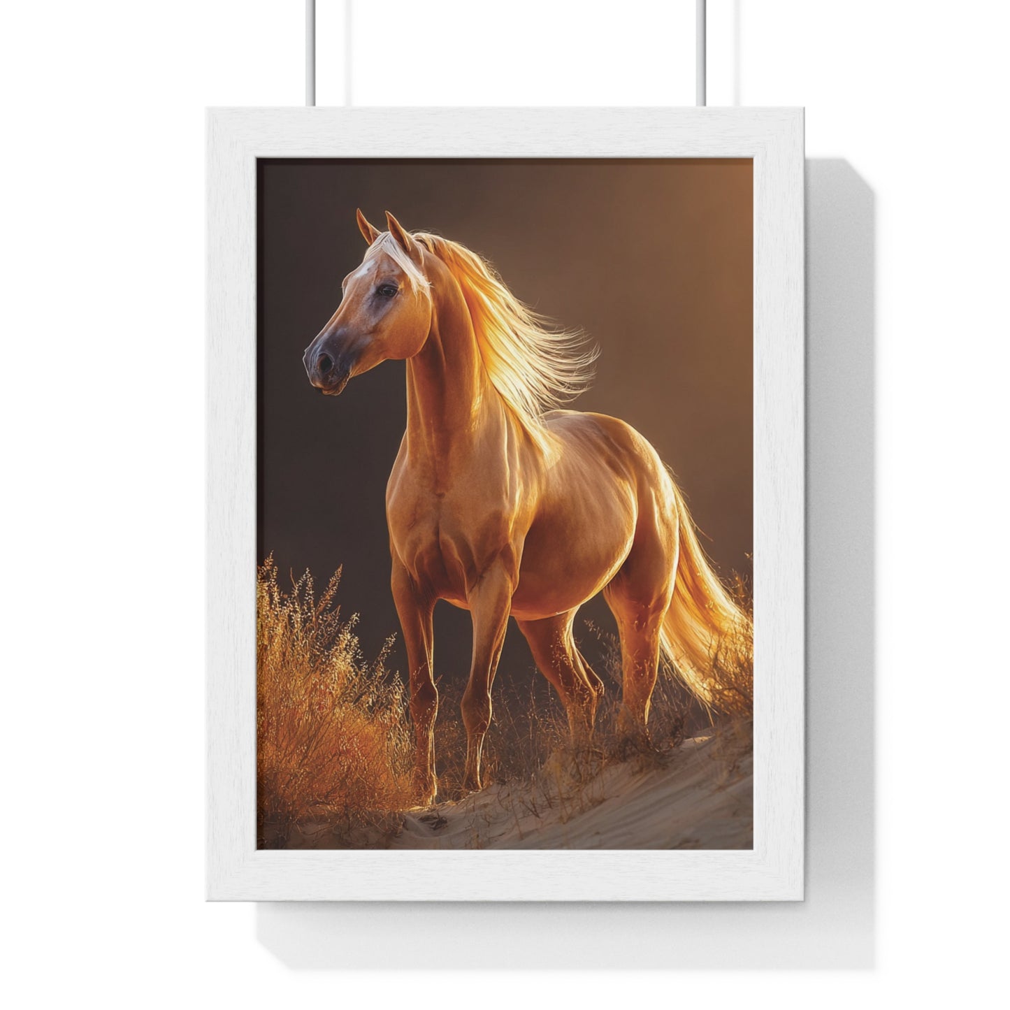 Elegant Horse Art Print, Stunning Wall Decor, Horse Lover Gift, Nature Photography, Home Aesthetic, Framed Poster