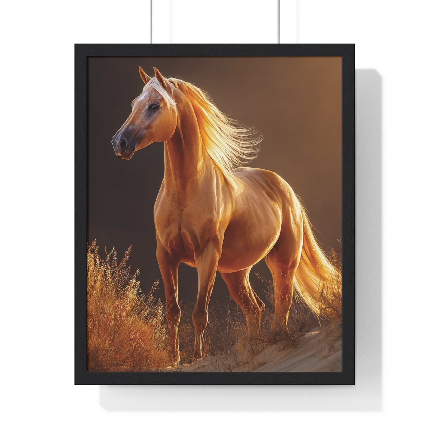 Elegant Horse Art Print, Stunning Wall Decor, Horse Lover Gift, Nature Photography, Home Aesthetic, Framed Poster