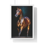 Equine Masterpiece Framed Art Print, Horse Wall Decor, Equestrian Gift, Home Office Art, Equine Enthusiast Decoration