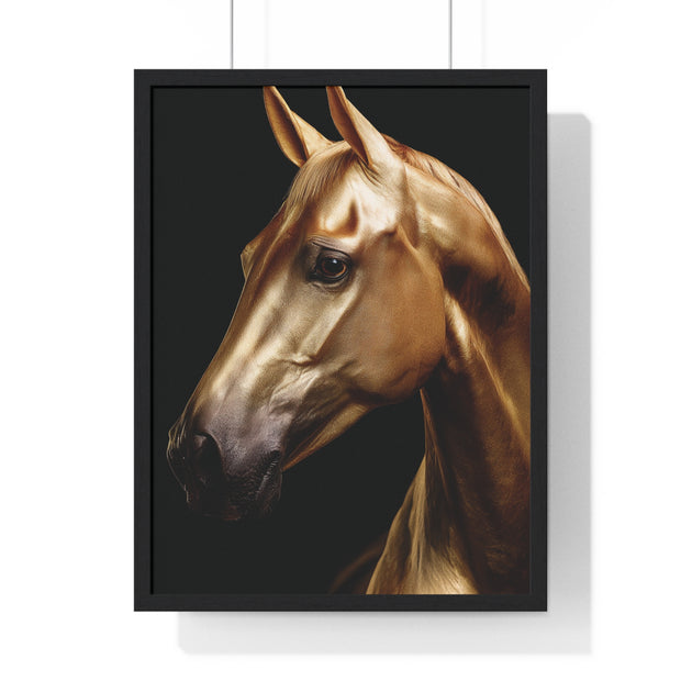 Majestic Horse Framed Wall Art, Equestrian Decor, Equine Art Print, Home Decor Gift, Animal Lovers Wall Hanging