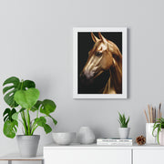 Majestic Horse Framed Wall Art, Equestrian Decor, Equine Art Print, Home Decor Gift, Animal Lovers Wall Hanging