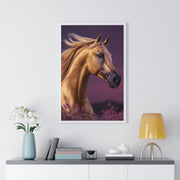 Majestic Horse Framed Poster | Equine Art Print for Home Decor | Ideal Gift for Horse Lovers, Equestrian Decor, Wall Art
