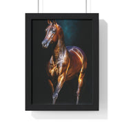 Equine Masterpiece Framed Art Print, Horse Wall Decor, Equestrian Gift, Home Office Art, Equine Enthusiast Decoration