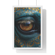 Mystical Eye Art Print, Vertical Framed Poster for Home Decor, Unique Gift, Spiritual Room, Gallery Wall