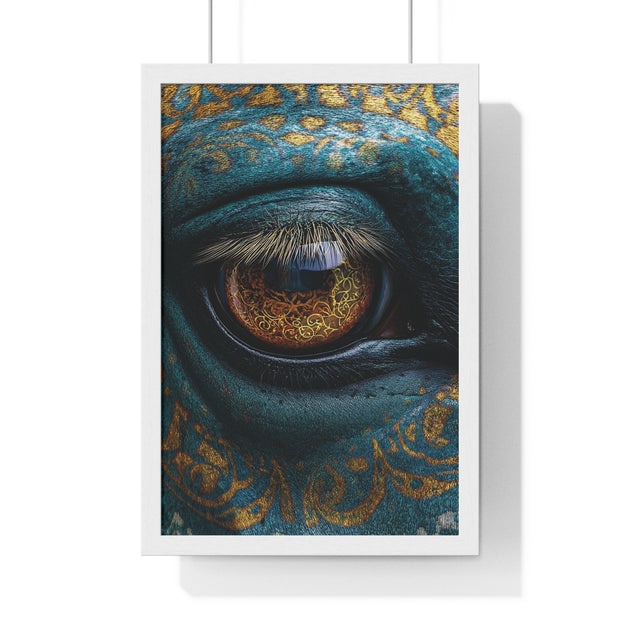 Mystical Eye Art Print, Vertical Framed Poster for Home Decor, Unique Gift, Spiritual Room, Gallery Wall