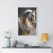 Elegant Horse Sculpture Wall Art, Horse Decor, Modern Framed Poster, Home Decor, Gift for Animal Lovers, Art for Living Room