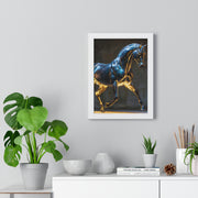 Elegant Horse Framed Wall Art Print, Modern Home Decor, Equestrian Decor, Gallery Wall Art, Horse Lover Gift