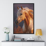 Majestic Horse Framed Poster | Equine Wall Art | Nature Decor | Gift for Horse Lovers | Equestrian Home Decor | Birthday & Housewarming