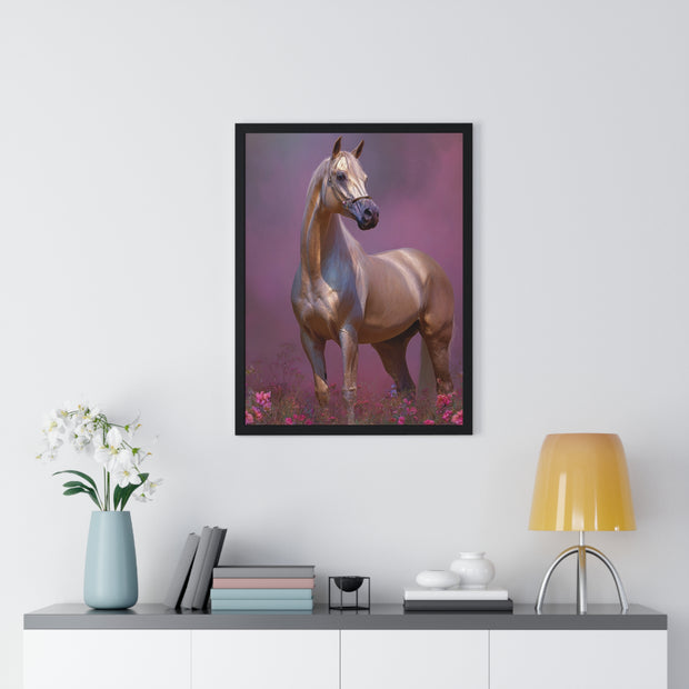 Majestic Horse Vertical Framed Poster - Equine Wall Art for Horse Lovers, Home Decor, Gift for Animal Lovers, Equine Themed Decor, Art [...]