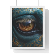 Mystical Eye Art Print, Vertical Framed Poster for Home Decor, Unique Gift, Spiritual Room, Gallery Wall