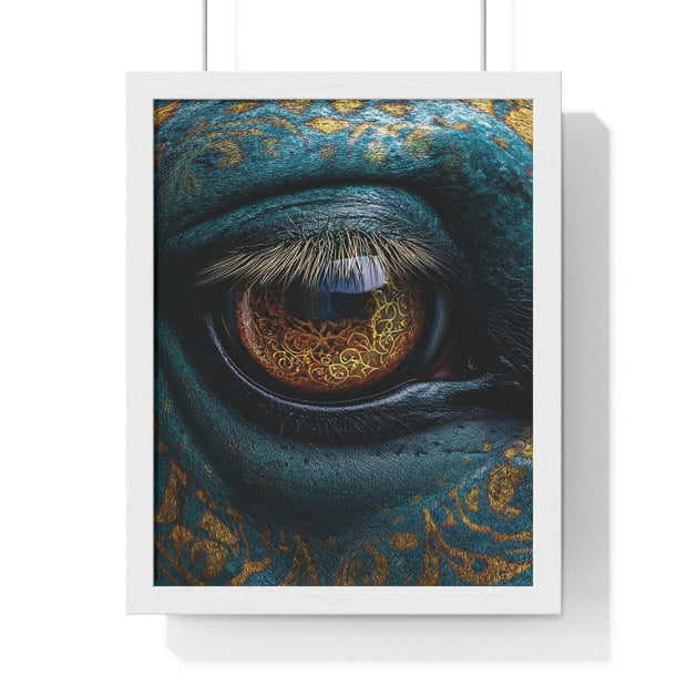 Mystical Eye Art Print, Vertical Framed Poster for Home Decor, Unique Gift, Spiritual Room, Gallery Wall