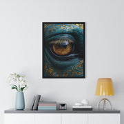 Mystical Eye Art Print, Vertical Framed Poster for Home Decor, Unique Gift, Spiritual Room, Gallery Wall