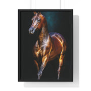 Equine Masterpiece Framed Art Print, Horse Wall Decor, Equestrian Gift, Home Office Art, Equine Enthusiast Decoration