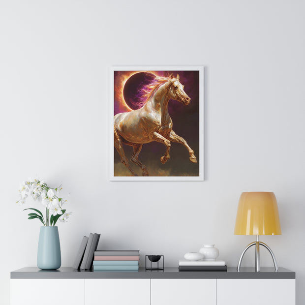 Majestic Horse Framed Poster, Equestrian Wall Art, Inspirational Decor, Unique Gift for Horse Lovers, Home or Office Wall Decoration, [...]