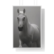 Elegant Equine Wall Art Decor, Black and White Horse Poster, Modern Home Decoration, Animal Lover Gift, Equine Photography Print