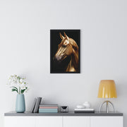 Majestic Horse Framed Wall Art, Equestrian Decor, Equine Art Print, Home Decor Gift, Animal Lovers Wall Hanging