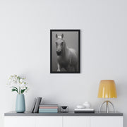 Elegant Equine Wall Art Decor, Black and White Horse Poster, Modern Home Decoration, Animal Lover Gift, Equine Photography Print