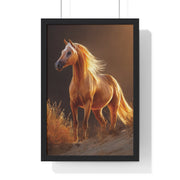 Elegant Horse Art Print, Stunning Wall Decor, Horse Lover Gift, Nature Photography, Home Aesthetic, Framed Poster