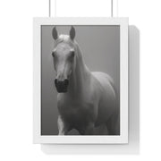 Elegant Equine Wall Art Decor, Black and White Horse Poster, Modern Home Decoration, Animal Lover Gift, Equine Photography Print