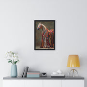 Vibrant Horse Art Print, Elegant Wall Decor, Farmhouse Style Home Decor, Gift for Horse Lovers, Equestrian Artwork