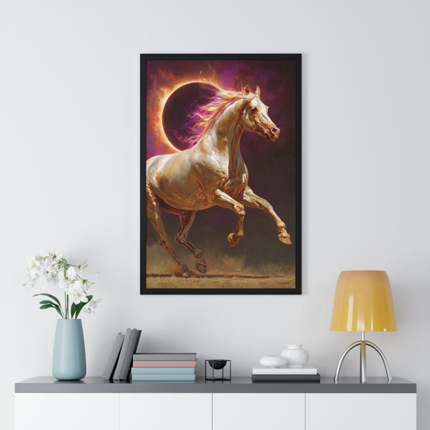 Majestic Horse Framed Poster, Equestrian Wall Art, Inspirational Decor, Unique Gift for Horse Lovers, Home or Office Wall Decoration, [...]