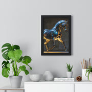 Elegant Horse Framed Wall Art Print, Modern Home Decor, Equestrian Decor, Gallery Wall Art, Horse Lover Gift
