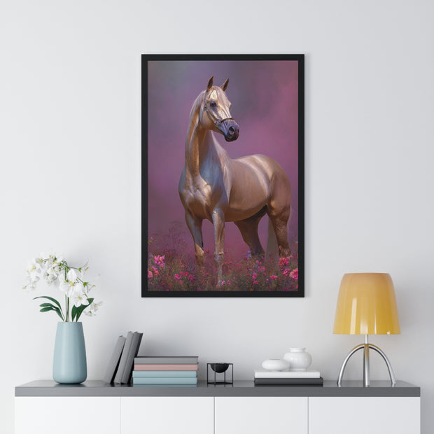 Majestic Horse Vertical Framed Poster - Equine Wall Art for Horse Lovers, Home Decor, Gift for Animal Lovers, Equine Themed Decor, Art [...]