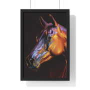 Stunning Horse Wall Art - Vertical Framed Poster, Equestrian Decor, Animal Lover Gift, Home and Office Wall Decor, Unique Art Piece