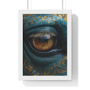 Mystical Eye Art Print, Vertical Framed Poster for Home Decor, Unique Gift, Spiritual Room, Gallery Wall
