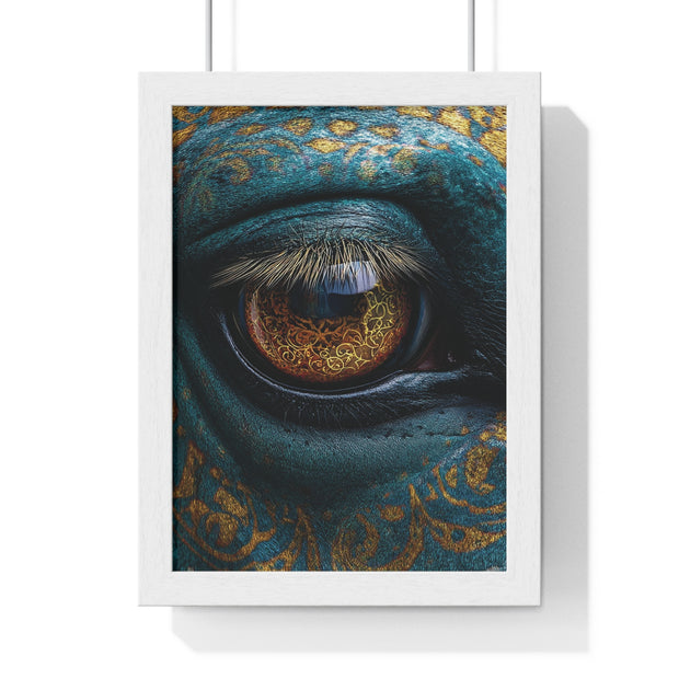 Mystical Eye Art Print, Vertical Framed Poster for Home Decor, Unique Gift, Spiritual Room, Gallery Wall