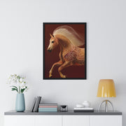 Majestic Horse Art Print, Vertical Framed Poster, Horse Decor, Equestrian Gift, Wall Art for Home, Animal Lover Decoration
