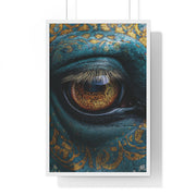 Mystical Eye Art Print, Vertical Framed Poster for Home Decor, Unique Gift, Spiritual Room, Gallery Wall