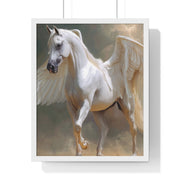 Whimsical Winged Horse Art Print, Fantasy Wall Decor, Fairy Tale Decor, Horse Lovers Gift, Magical Home Accent