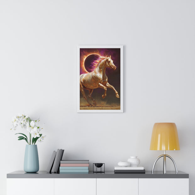 Majestic Horse Framed Poster, Equestrian Wall Art, Inspirational Decor, Unique Gift for Horse Lovers, Home or Office Wall Decoration, [...]