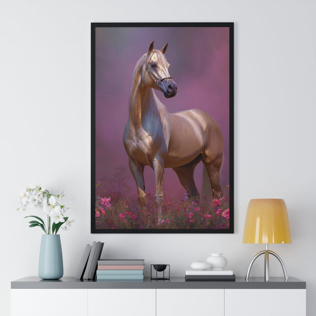 Majestic Horse Vertical Framed Poster - Equine Wall Art for Horse Lovers, Home Decor, Gift for Animal Lovers, Equine Themed Decor, Art [...]