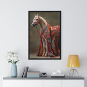 Vibrant Horse Art Print, Elegant Wall Decor, Farmhouse Style Home Decor, Gift for Horse Lovers, Equestrian Artwork