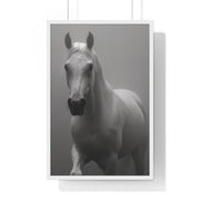 Elegant Equine Wall Art Decor, Black and White Horse Poster, Modern Home Decoration, Animal Lover Gift, Equine Photography Print