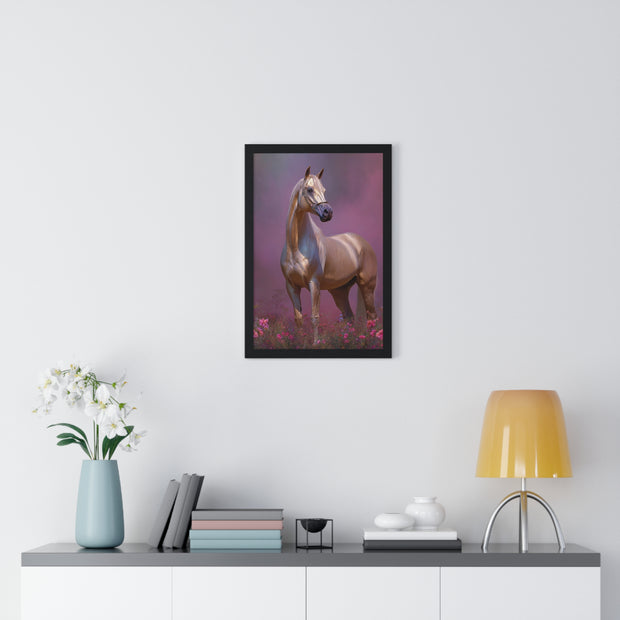 Majestic Horse Vertical Framed Poster - Equine Wall Art for Horse Lovers, Home Decor, Gift for Animal Lovers, Equine Themed Decor, Art [...]