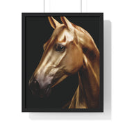 Majestic Horse Framed Wall Art, Equestrian Decor, Equine Art Print, Home Decor Gift, Animal Lovers Wall Hanging