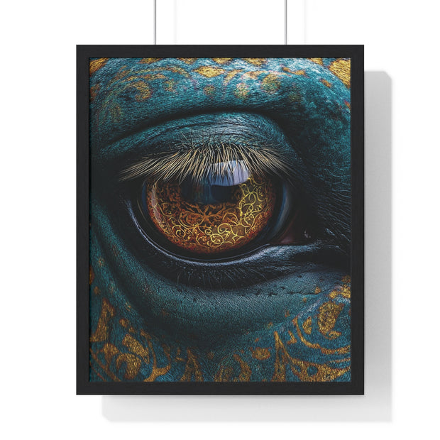 Mystical Eye Art Print, Vertical Framed Poster for Home Decor, Unique Gift, Spiritual Room, Gallery Wall