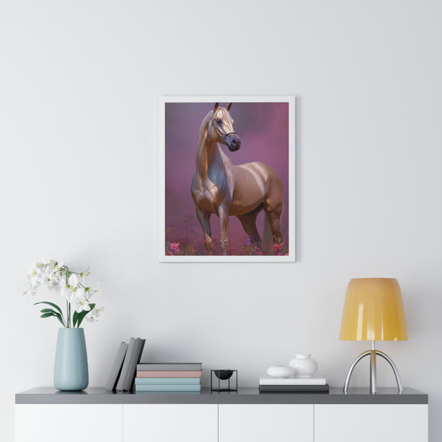 Majestic Horse Vertical Framed Poster - Equine Wall Art for Horse Lovers, Home Decor, Gift for Animal Lovers, Equine Themed Decor, Art [...]