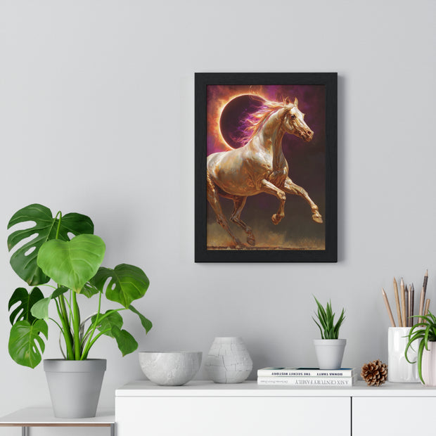 Majestic Horse Framed Poster, Equestrian Wall Art, Inspirational Decor, Unique Gift for Horse Lovers, Home or Office Wall Decoration, [...]