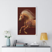 Majestic Horse Art Print, Vertical Framed Poster, Horse Decor, Equestrian Gift, Wall Art for Home, Animal Lover Decoration