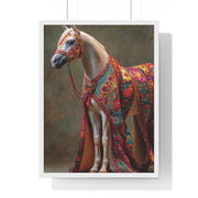 Vibrant Horse Art Print, Elegant Wall Decor, Farmhouse Style Home Decor, Gift for Horse Lovers, Equestrian Artwork