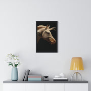 Elegant Horse Framed Art Print, Equine Wall Decor, Horse Lover Gift, Home Decor, Animal Artwork, Equestrian Style
